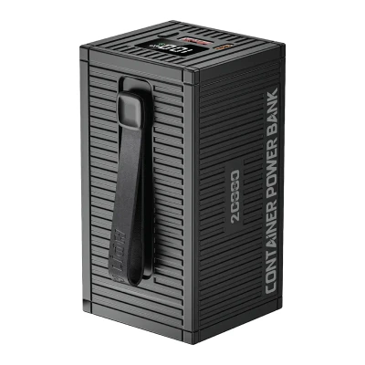 پاوربانک گرین لاین ظرفیت 20000 میلی‌آمپر باچراغ قوه مدل Container