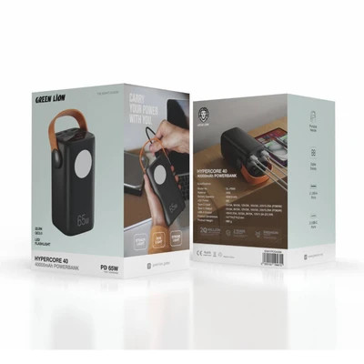 پاوربانک گرین لاین مدل HyperCore ظرفیت40هزار 65وات