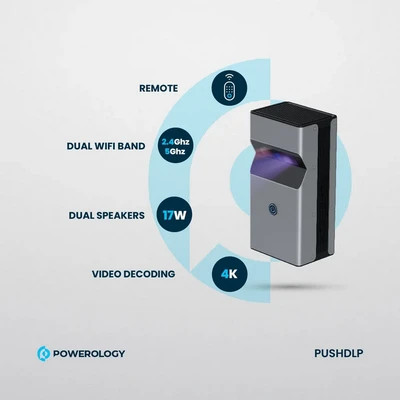 پروژکتور پاورولوژی مدل PUSHDLP کیفیَت تصویر Full HD