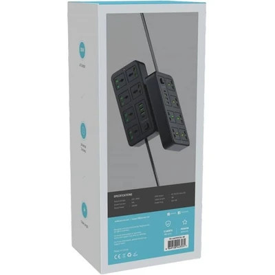چندراهی برق پرودو مدل Universal Sockets 6 ظرفیت ۳ متر
