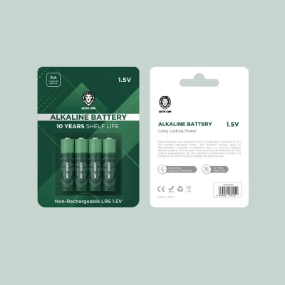 باتری قلمی گرین لاین Green Lion Alkaline Battery AA 1.5V GNAKBAA