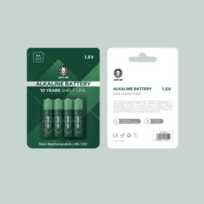باتری قلمی گرین لاین Green Lion Alkaline Battery AA 1.5V GNAKBAA