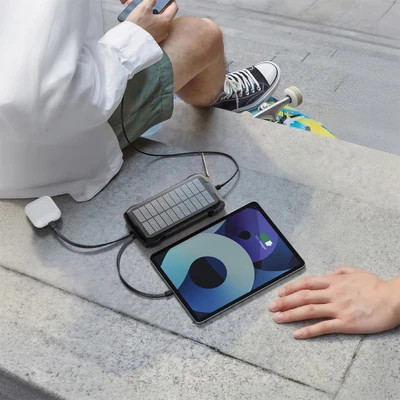 پاوربانک خورشیدی گرین لاین مدل Solar Forceظرفیت 20000mAh