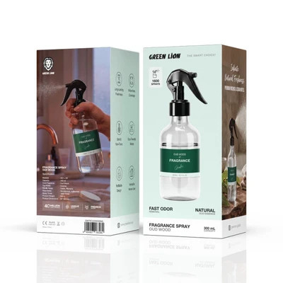 اسپری خوشبو کننده گرین لاین مدلOud Woodحجم300ML