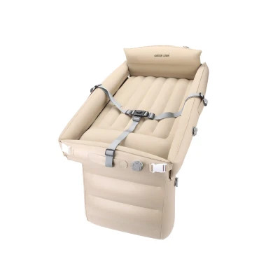 تشک بادی نوزاد همراه با پمپ شارژی گرین لاین مدل 089162 Green Lion Inflatable Toddler Travel Bed