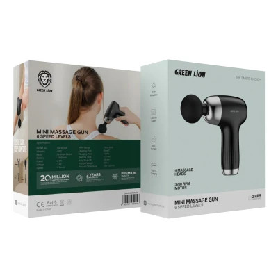 ماساژور تفنگی گرین لاین با ۶ سطح سرعت Mini Massage Gun