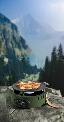 اجاق گازی مسافرتی گرین لاین مدل Solo Flame Camping Stove