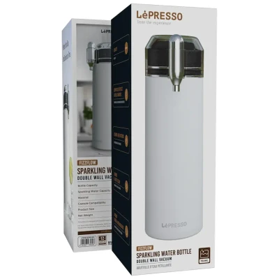 بطری سودا ساز لپرسو(LPWB750ML)Lepresso Sparkling Water Bottle Double Wall Vacuum