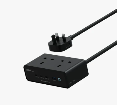 ایستگاه شارژ دسکتاپ Powerology Omnix GaN 65 وات | 3250 وات