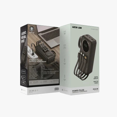 پاوربانک گرین لاین مدل Power Pulse ظرفیت 30000mAh