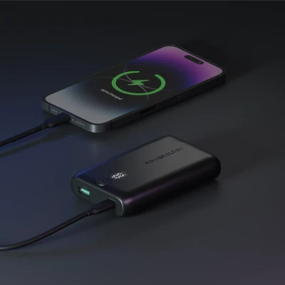 پاوربانک پاورولوژی مدل Onyx ظرفیت ۱۰ هزار و ۵۰ میلی آمپر با توان ۳۵ وات