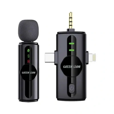 میکروفون یقه ای گرین لاین مدل GM-79X بی سیم ۳ در ۱ حذف نویز