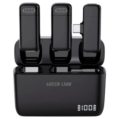میکروفون گرین لاین مدل Duo Cast _GNDCTWMICTCBK TYPE C