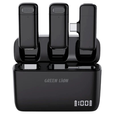 میکروفون گرین لاین مدل Duo Cast _GNDCTWMICTCBK TYPE C