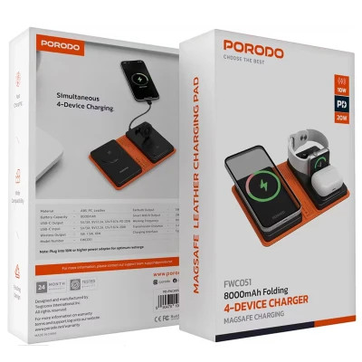 پاوربانک 8000 میلی آمپر پرودو مدل PD-FWCH051 - 4-Device MagSafe