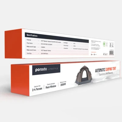 چادر کمپینگ خودکار پرودو مدل PD-LF4PACT-LTBR Automatic Camping Tent 2000MM