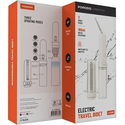 خودشور برقی شارژی مدل Travel Bidet8505 پرودو Porodo