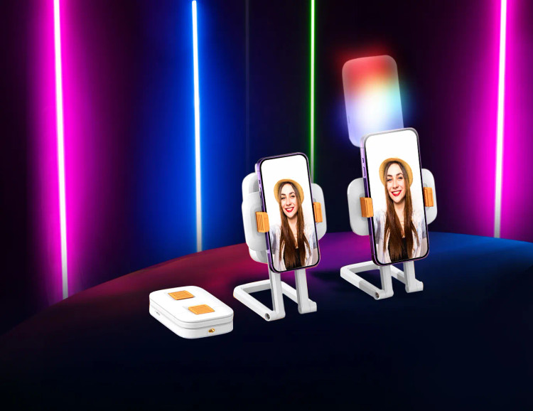 استند گوشی رومیزی پرودو همراه با نور مدلFill Light