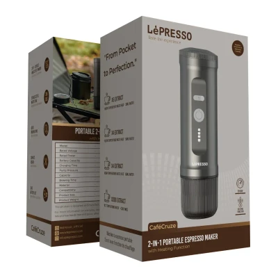 اسپرسوساز شارژی لپرسو مدل LPCFFPCM0095 قابل حمل ۲ در 1