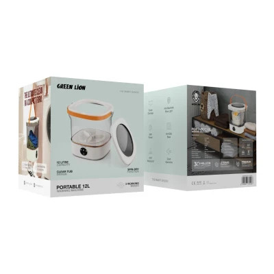 مینی واش پرتابل گرین مدل GNMIWASH12L ظرفیت ۱۲ لیتر