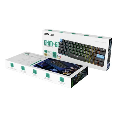 کیبورد گیمینگ گرین لاین مدل GKM-60