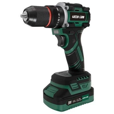 دریل شارژی چکشی گرین لاین مدل GD-14 با باتری ۲۰ ولت