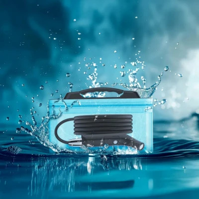دوش مسافرتی گرین لاین مدل GNPORTRBDTBK وزن ۱.۵ کیلوگرم