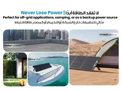 پنل خورشیدی قابل حمل پاورولوژی مدل 200W Monocrystalline