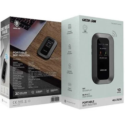 مودم قابل حمل 4G LTE گرین لاین مدل Portable Mifi Router GL-M12