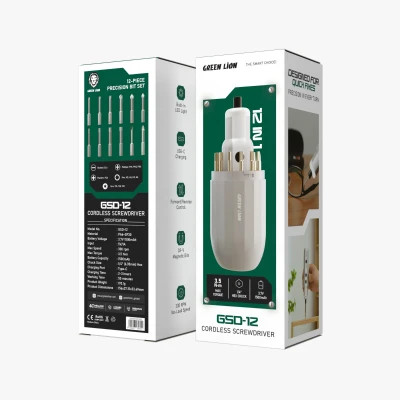 پیچ گوشتی شارژی 12 در 1 گرین لاین مدل GSD-12
